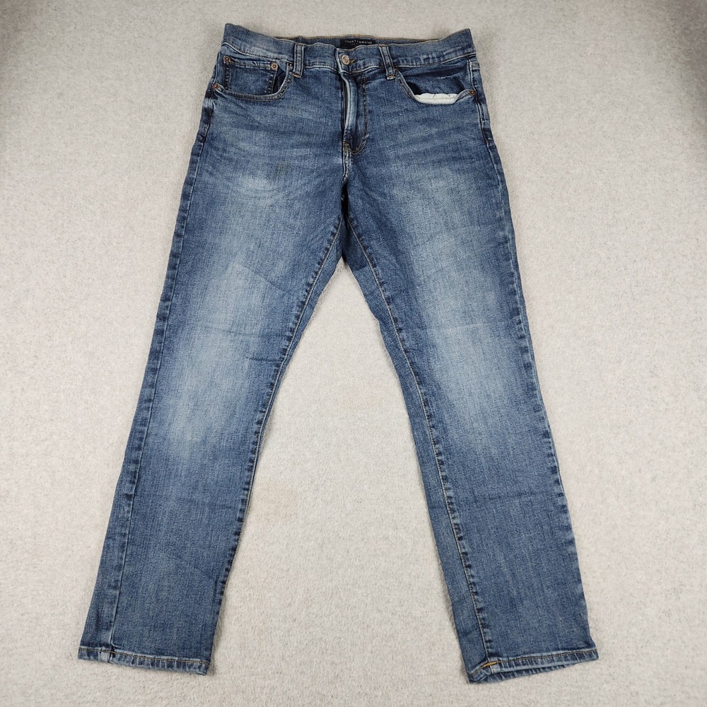 Lucky Brand 412 Athletic Slim Jeans Mens 32x30 Blue Denim Medium Wash Streetwear